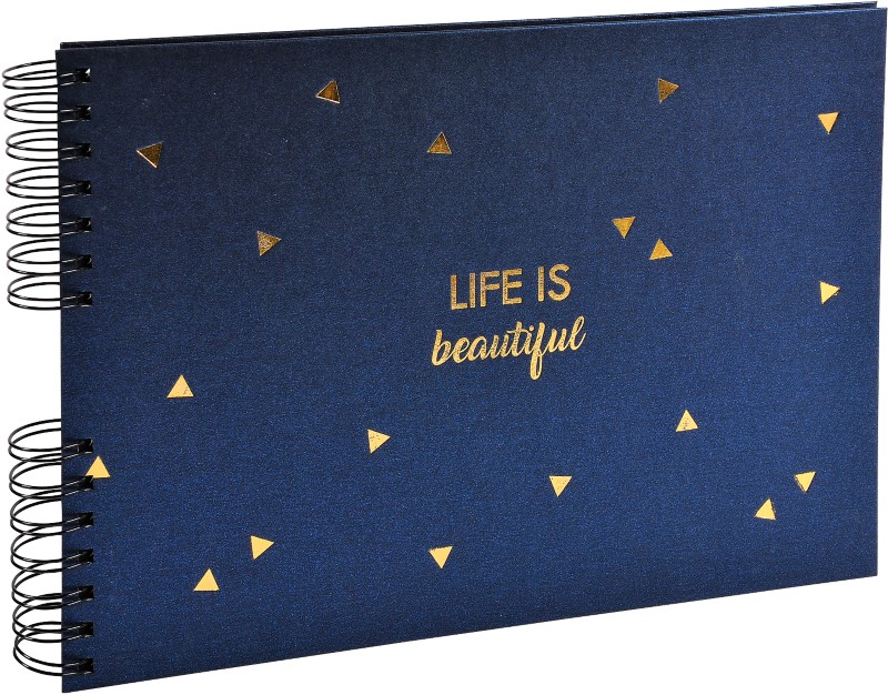 Thumbnail - Exacompta Life Spiralfotoalbum Hardback Papier 22,8 x 33 x 3 cm Blau
