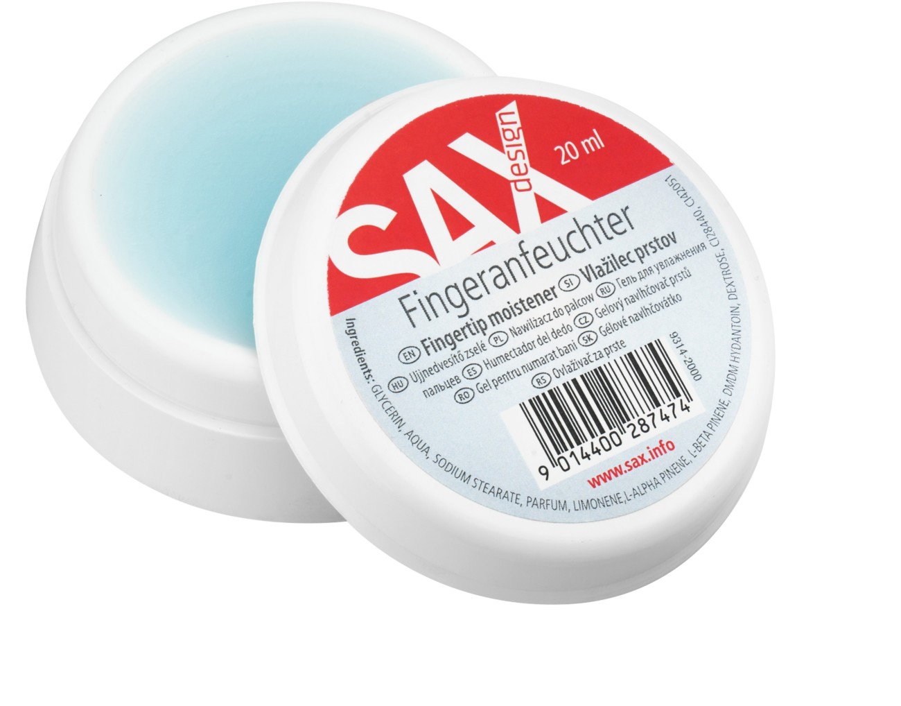 Thumbnail - SAX Fingeranfeuchter Weiß 20 ml