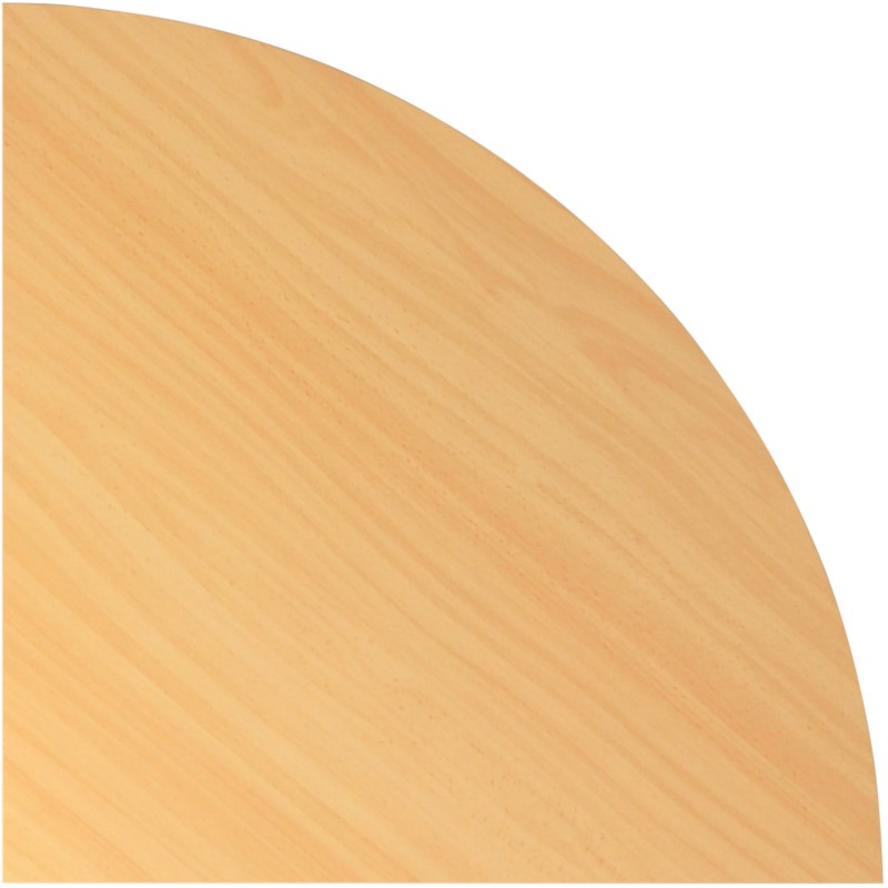 Hammerbacher Verbindungsplatte Rund Buche 4 Füße 800 (B) x 800 (T) x 680 (H) mm MDF (Mitteldichte Faserplatte)