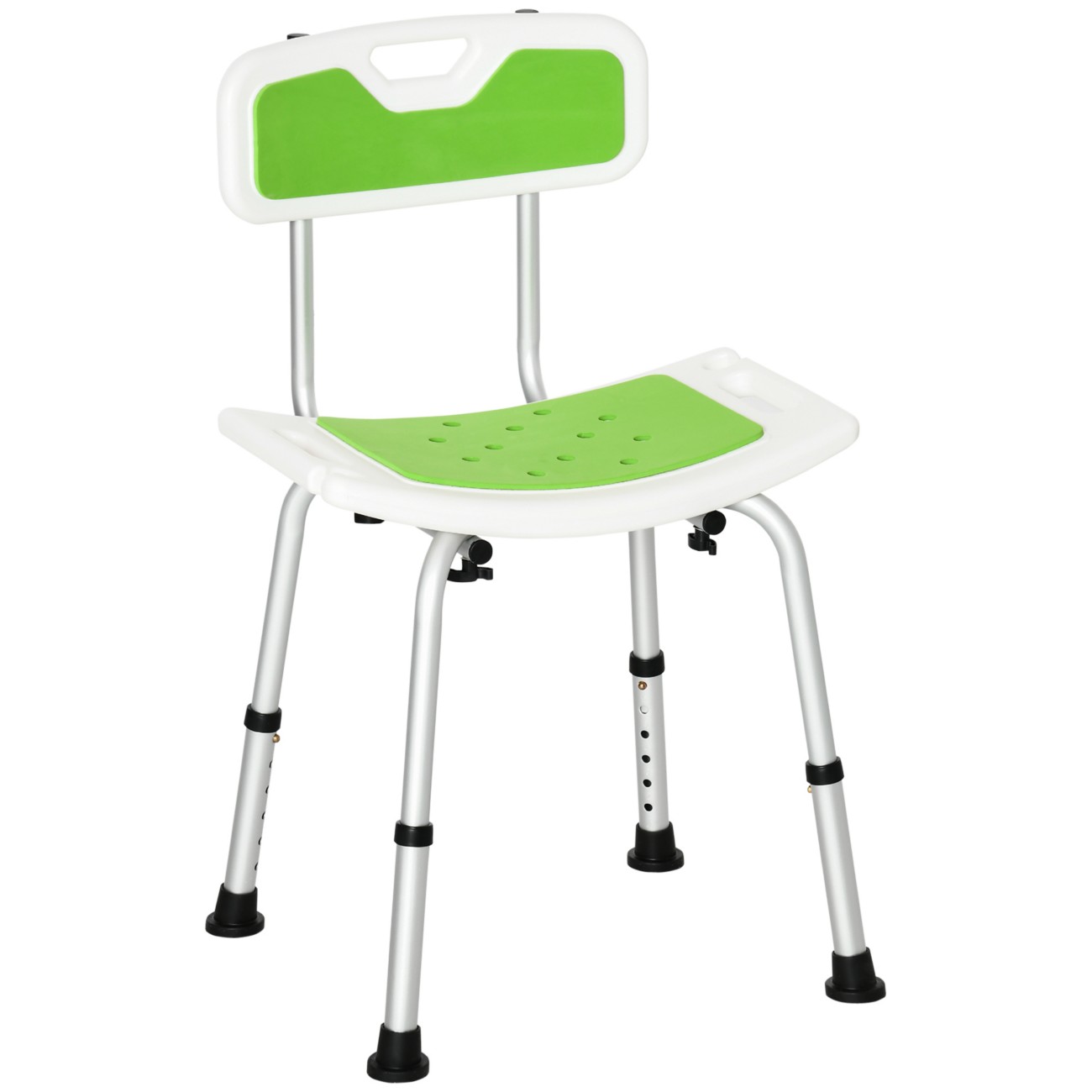 Homcom Green Stool 713-118V00gn 515 X 495 X 810 Mm Size 1