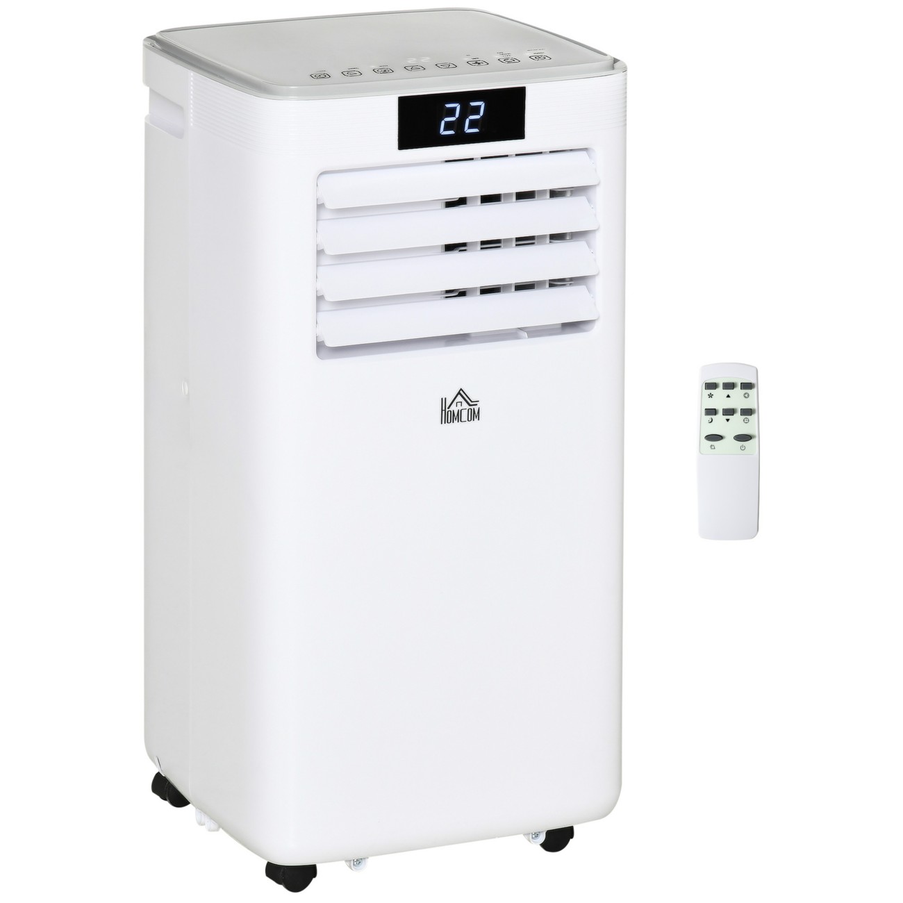Homcom Portable Air Conditioner 823-026V70 White 35 X 38 X 70.5 Cm