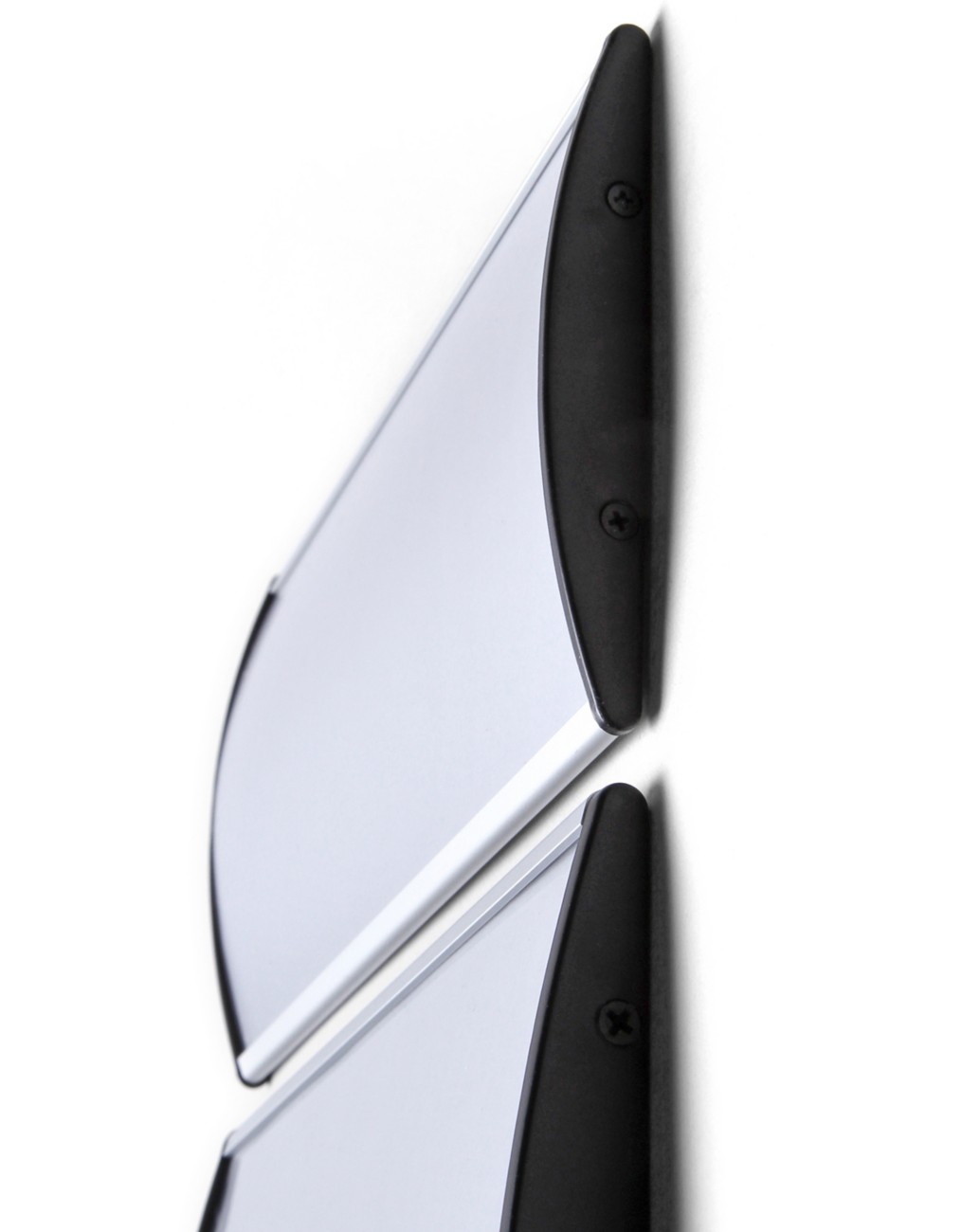 SHOWDOWN Gebogenes Informationsschild DIN A4 Silber 30,2 (B) x 2,2 (T) x 21,4 (H) cm 1193339