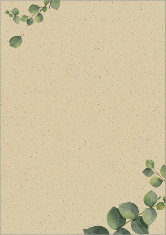 Sigel Eucalyptus Briefpapier Braun 100 Blatt