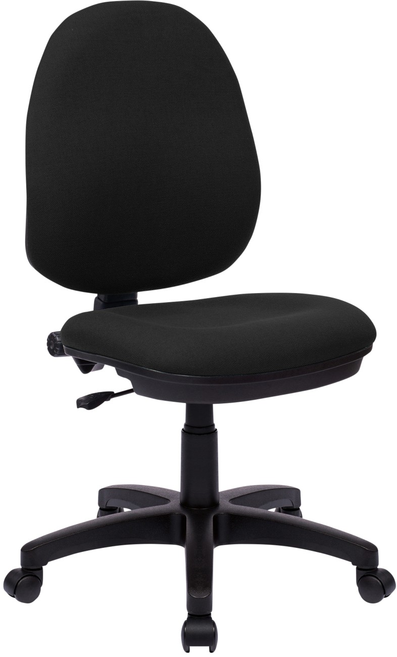 Nautilus Designs Office Chair Fabric Without Armrest Black