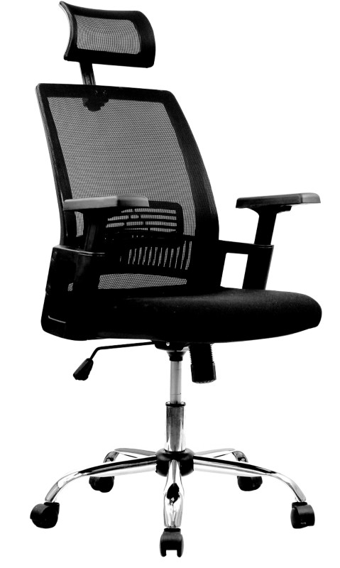 - Sun High Back Mesh Chair With Headrest - Image 3