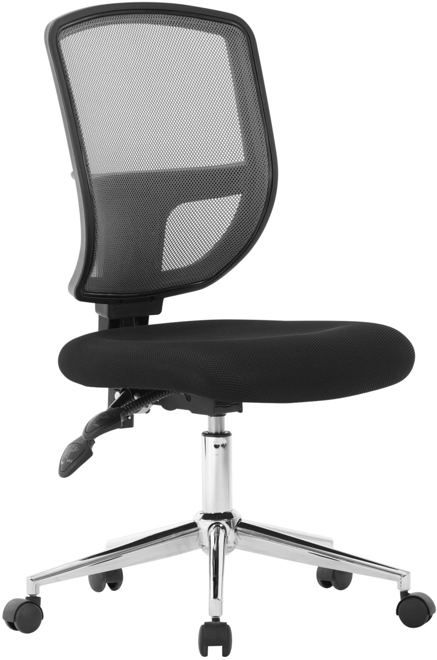 Nautilus Designs Office Chair Permanent Contact Mesh Without Armrest Black 630 X 630 X 1,155 Mm