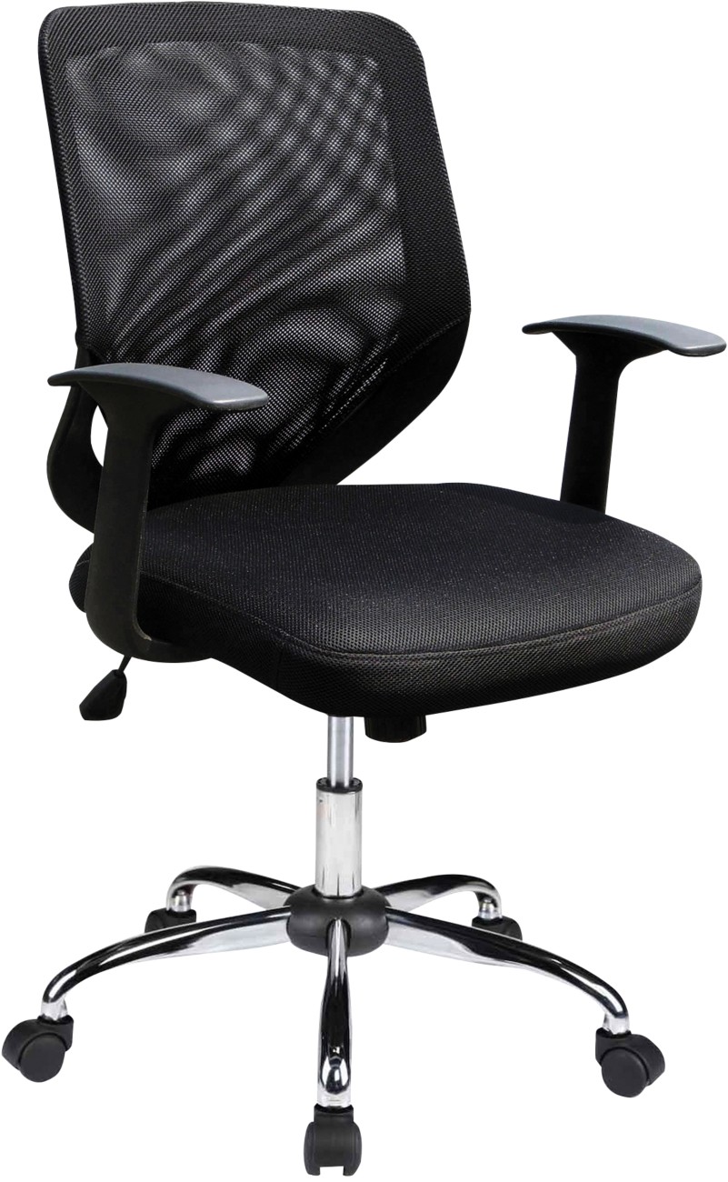 Nautilus Designs Office Chair Basic Tilt Mesh Fixed Armrest Black 630 X 650 X 1,020 Mm