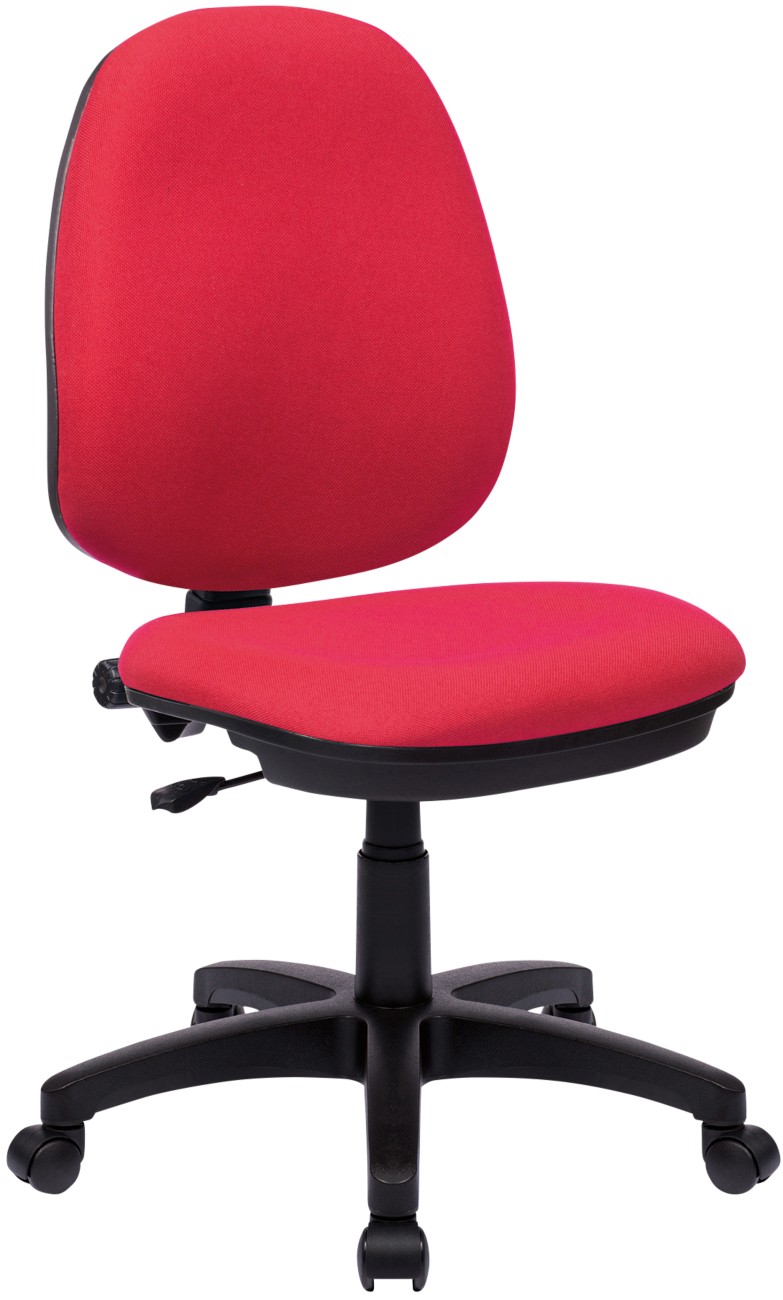 Nautilus Designs Office Chair Fabric Without Armrest Red 630 X 535 Mm