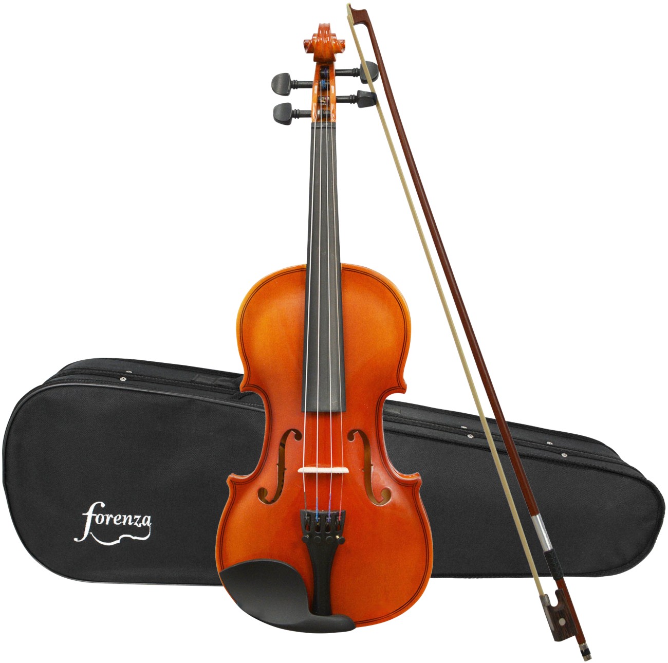 Forenza Uno Series Violin Outfit - 3/4 Size - Cream - Wood - Image 4