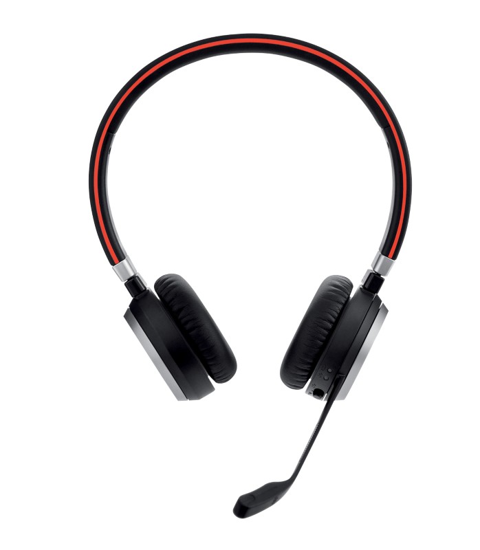 Jabra Evolve Kabellos Headset Kopfbügel Bluetooth mit Bluetooth Geräuschunterdrückung Stereo 65 SE UC Schwarz