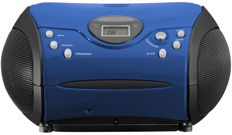 Thumbnail - Lenco Boombox SCD-24 Schwarz, Blau