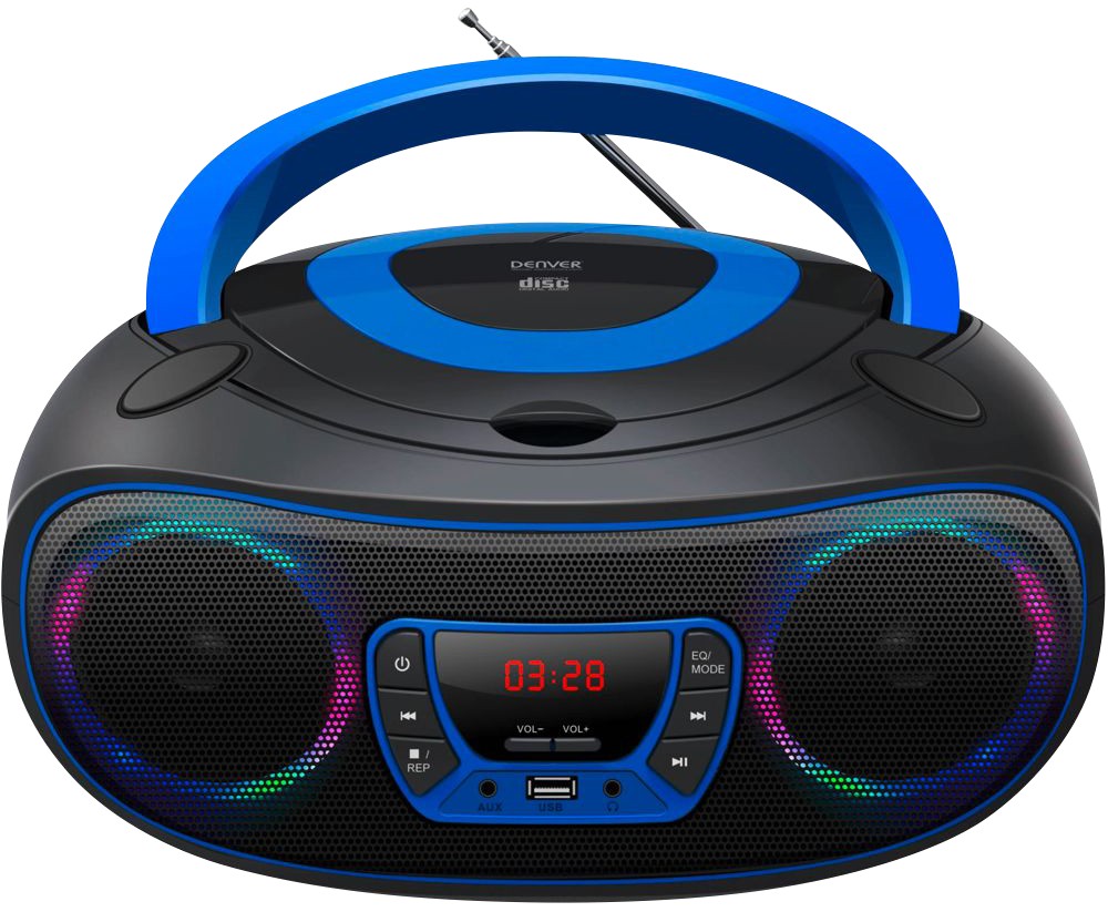 DENVER Boombox TCL-212BT Blau 1194269