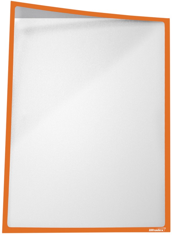 Thumbnail - Ultradex DIN A3 Inforahmen Magnetisch Pastell Orange nicht haftend Kunststoff 889341 31,2 (B) x 43,5 (H) cm 5 Stück