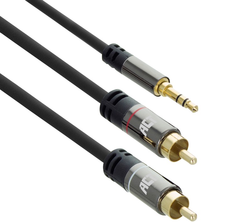 ACT Audiokabel AC3607 Schwarz 5 m