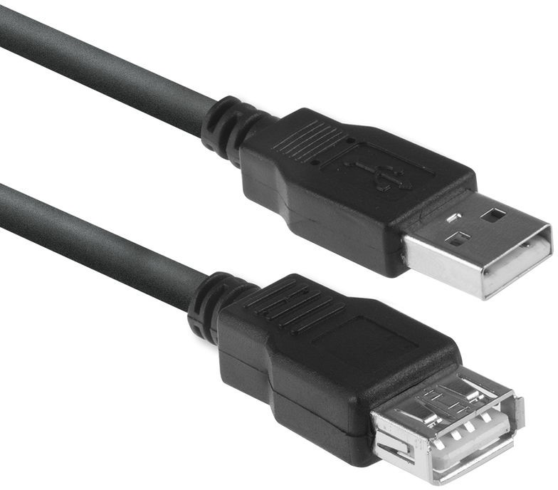 ACT USB 2.0 Verlängerungskabel AC3043 Schwarz 3 m