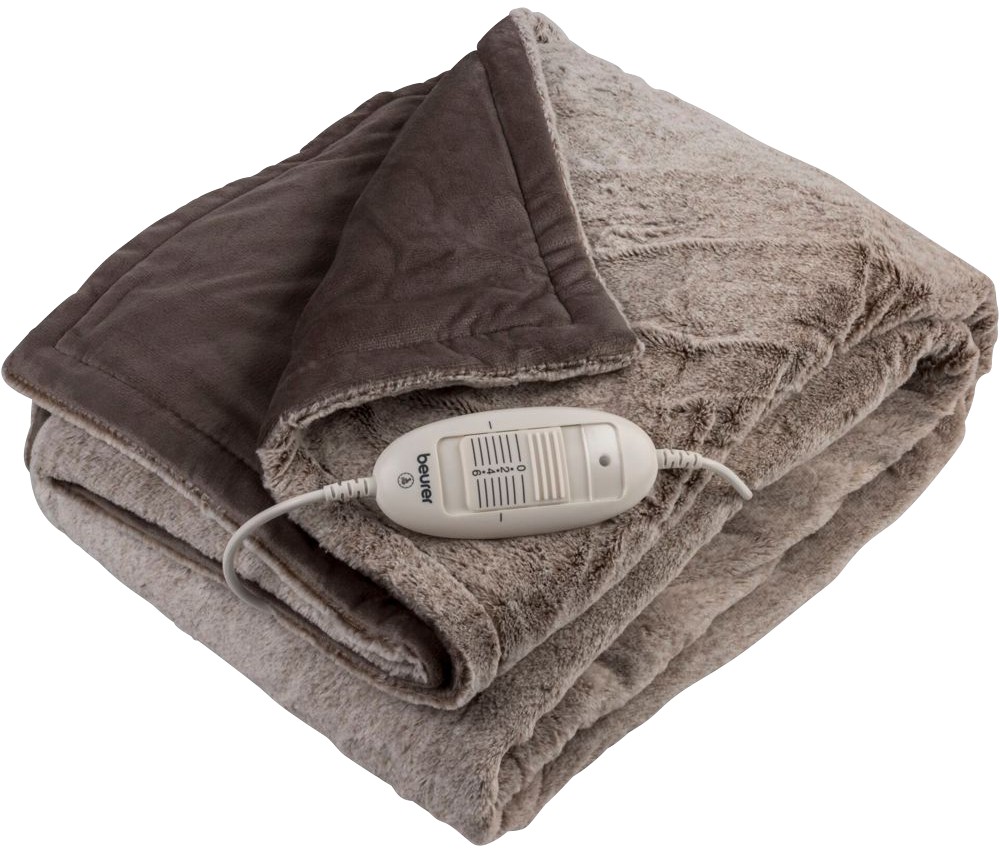 Beurer Heated Blanket 100 W Grey Hd 75