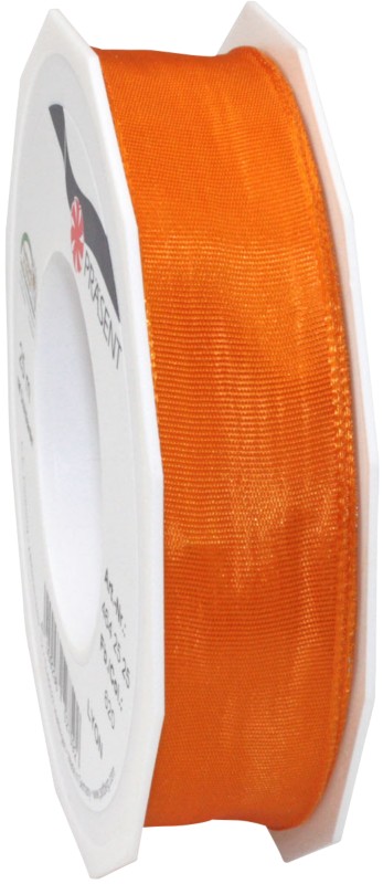 PRAESENT Seidenband 4642525-620 Orange 25 mm x 25 m 2 Stück