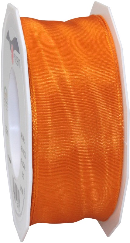 PRAESENT Seidenband 4644025-620 Orange 40 mm x 25 m 2 Stück