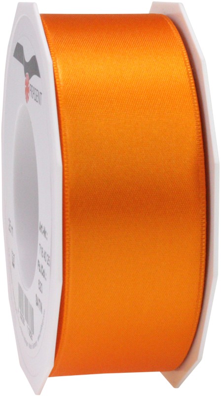 PRAESENT Doppelsatin 7184025-620 Orange 40 mm x 25 m 2 Stück