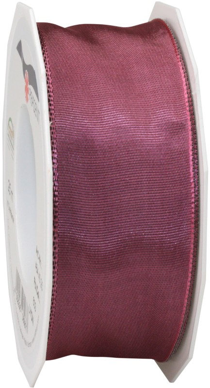 PRAESENT Seidenband 4644025-603 Beerensorbet 40 mm x 25 m 2 Stück