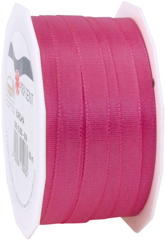 PRAESENT Taftband 6051050-606 Magenta 10 mm x 50 m 2 Stück