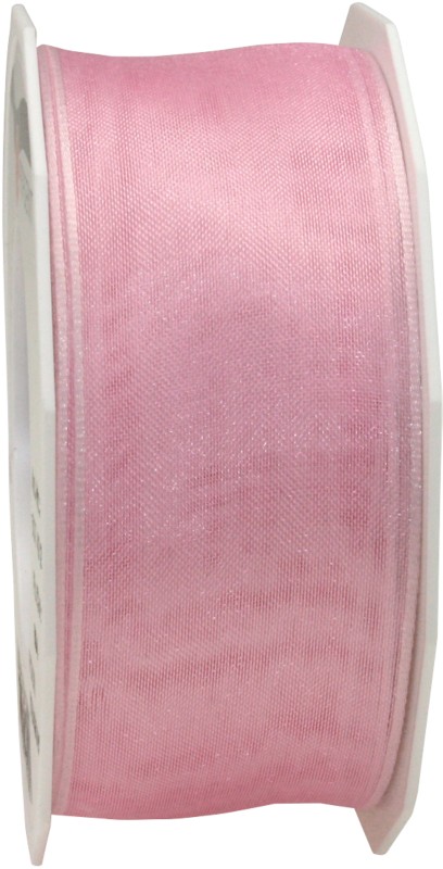PRAESENT Organza 6074025-220 Hellrosa 40 mm x 25 m 2 Stück