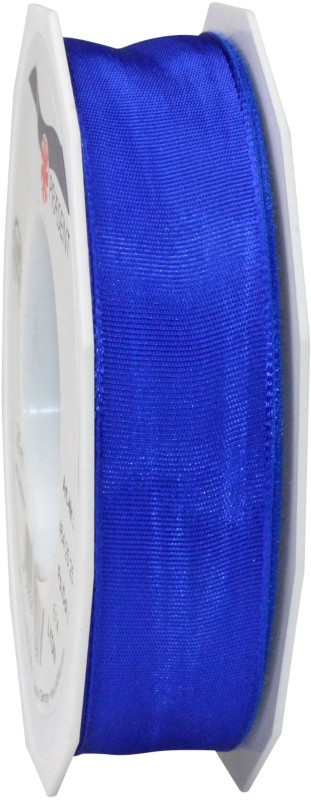 PRAESENT Seidenband 4642525-614 Royalblau 25 mm x 25 m 2 Stück