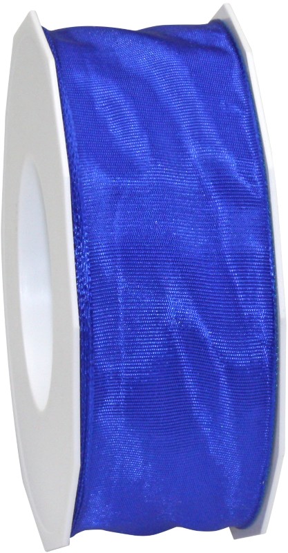 PRAESENT Seidenband 4644025-614 Royalblau 40 mm x 25 m 2 Stück