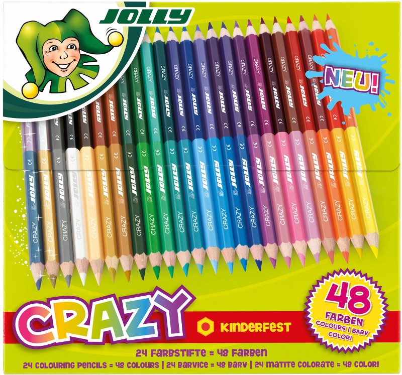 Thumbnail - Jolly Supersticks Crazy Buntstifte Farbig sortiert 3000-0518 24 Stück