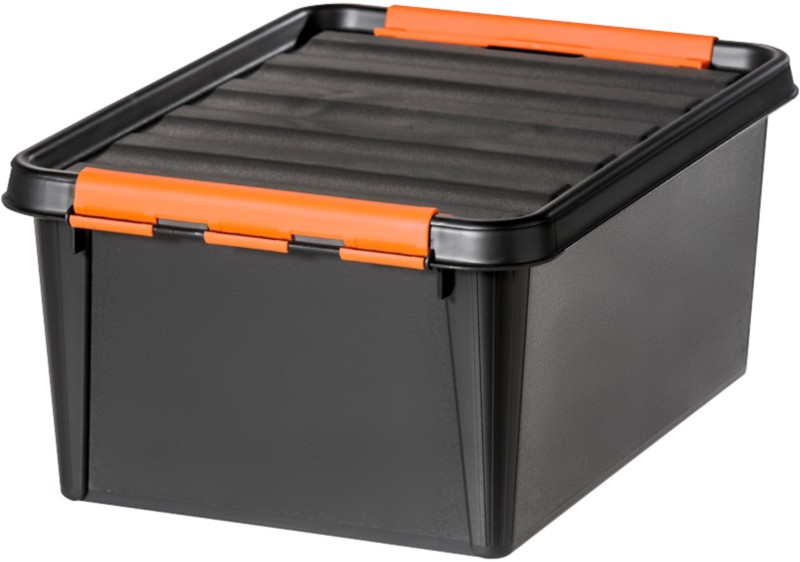 SmartStore Aufbewahrungsbox Pro 15 14 L Schwarz, Orange PP (Polypropylene) 30 x 40 x 19 cm