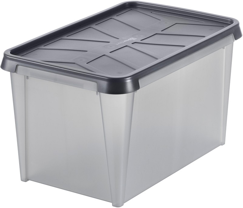 SmartStore Aufbewahrungsbox Dry 50 L Anthrazit PP (Polypropylene) 40 x 60 x 35 cm 4 Stück