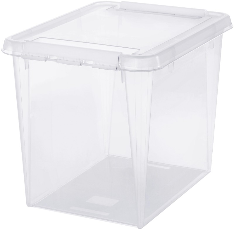 SmartStore Aufbewahrungsbox Home 50 52 L Transparent, Weiß PP (Polypropylene) 39 x 50 x 41 cm 3 Stück