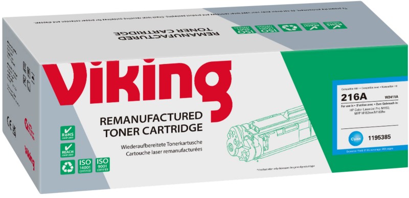 Viking 216A Kompatibel HP Tonerkartusche W2411A Cyan