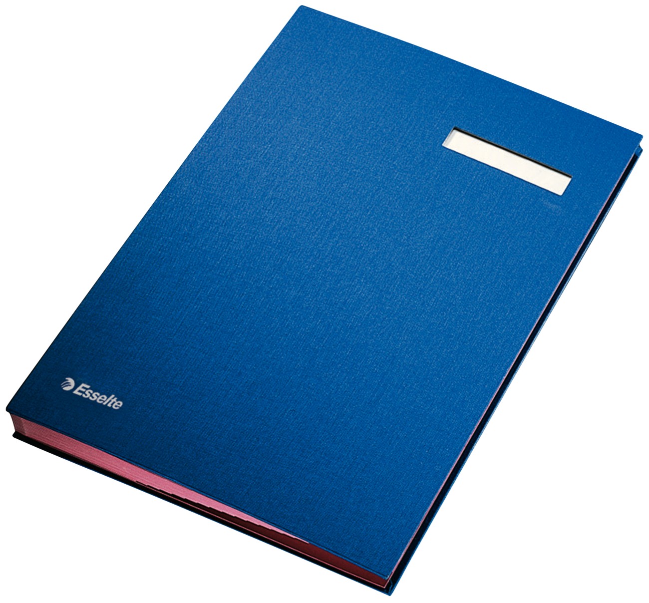 Esselte Signature Book Hardboard Pp Foil Blue