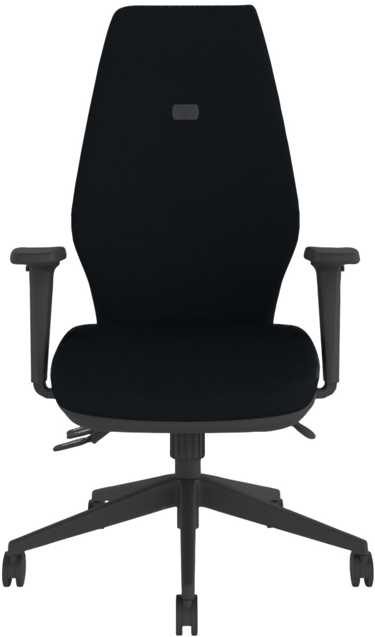 Energi-24 Xhb Ergonomic Office Chair Permanent Contact Fabric 2D Armrest Black 150 Kg It550/Aa2d/Bk
