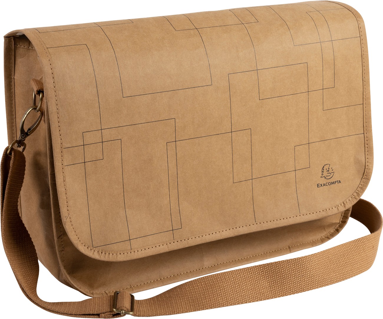 Exacompta Eterneco Laptop Bag 39 X 13 X 27 Cm Brown