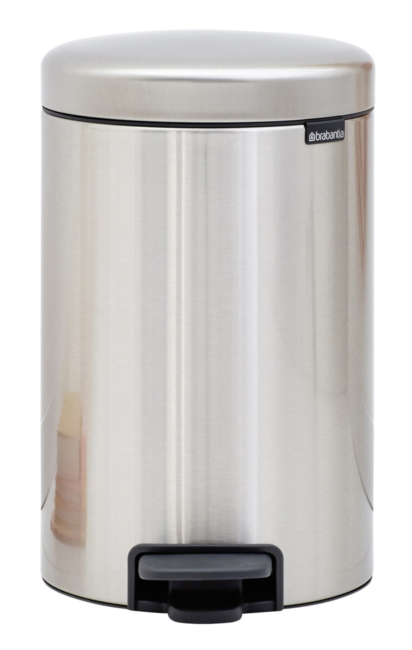 Thumbnail - Brabantia Edelstahl Treteimer 12 L 25,1 (B) x 33,8 (T) x 41,1 (H) cm Silber