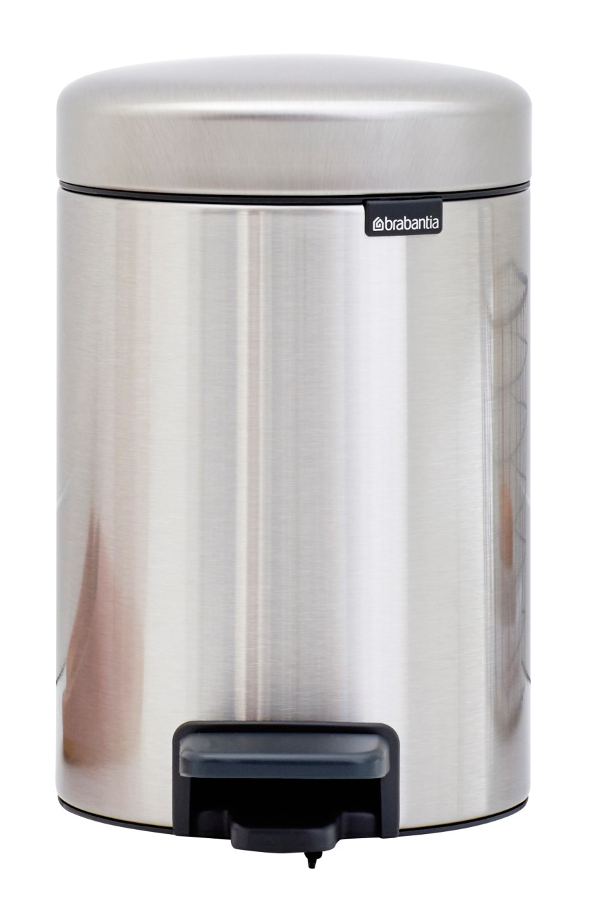 Brabantia Edelstahl Treteimer 3 L 16,8 (B) x 23,5 (T) x 26,4 (H) cm Silber 1195710