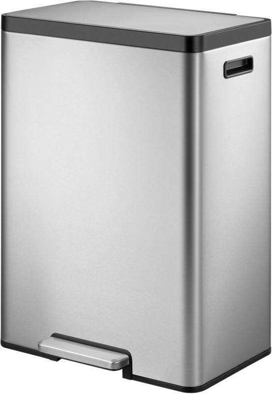 Thumbnail - EKO Edelstahl Treteimer 40 L 45 (B) x 33,5 (T) x 65,5 (H) cm Silber