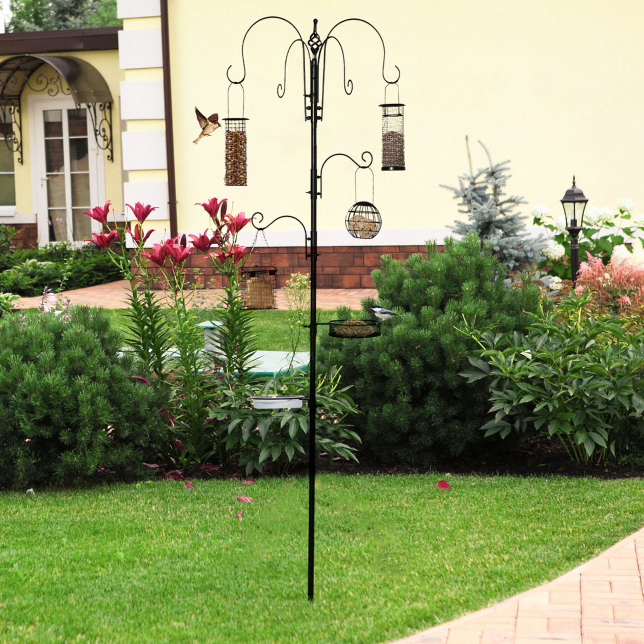 Pawhut Bird Feeder D11-006Bk