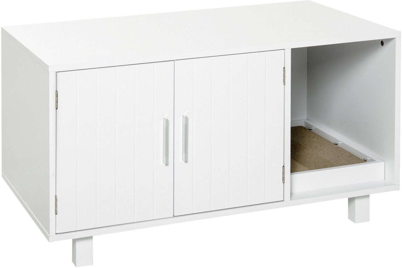 Pawhut Cat Litter Box D31-016Wt