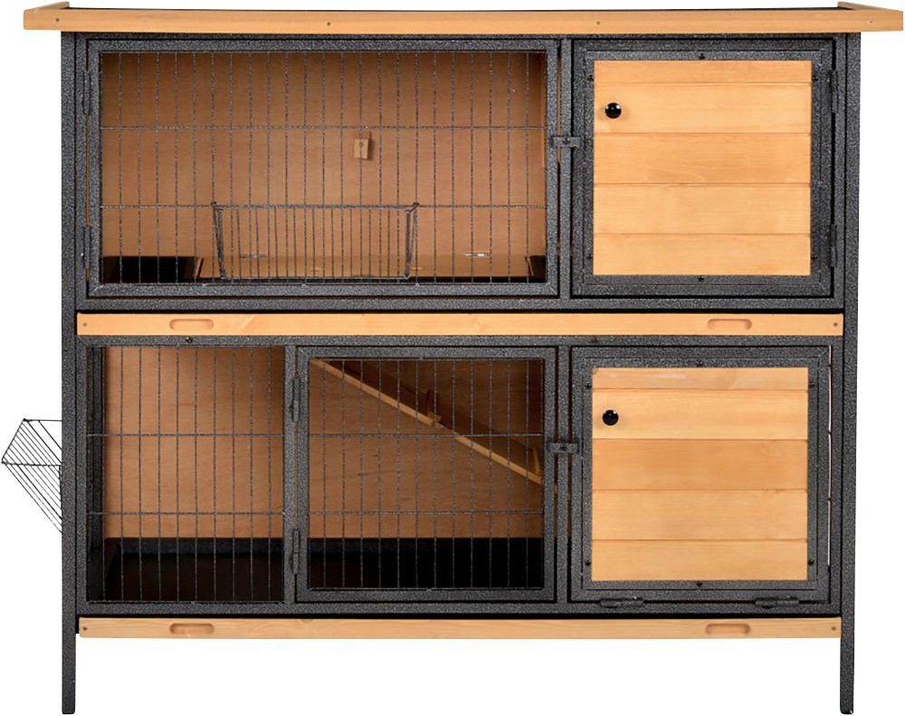 Pawhut Rabbit Hutch D51-180