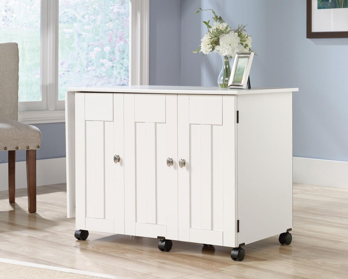 Teknik Laminated Particle Board Crafting Desk 1,580 X 494 X 724 Mm White