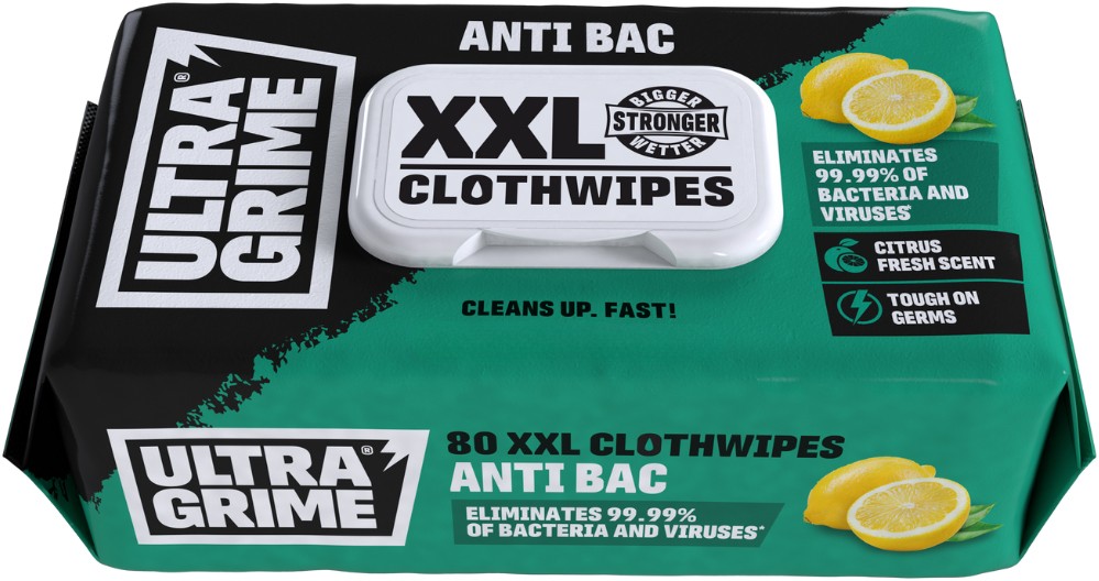 B&Q -  Life Citrus Anti-Bacterial WipesPack Of 80 - Image 2