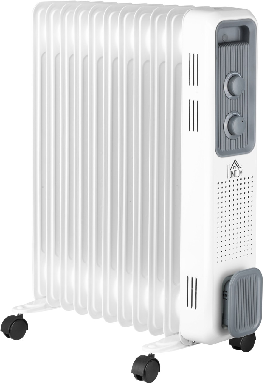 Homcom White Radiator X 51 X 60 Cm Size 24