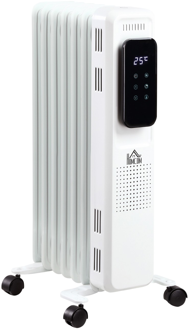 Homcom White Radiator X 34.5 X 63 Cm Size 24