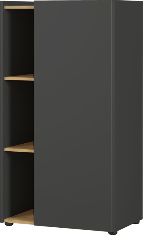 Germania Aktenschrank 2976-549 Eiche, Grau 620 mm (B) x 420 mm (T) x 1150 mm (H)