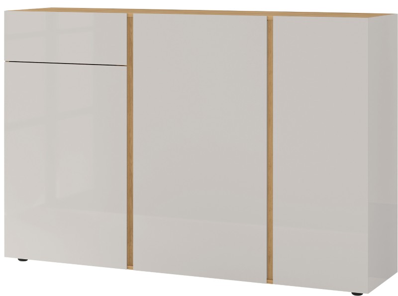 GERMANIA GW-MESA Sideboard Melamin 1.520 x 430 x 1.030 mm Eiche Beige, Hellbraun