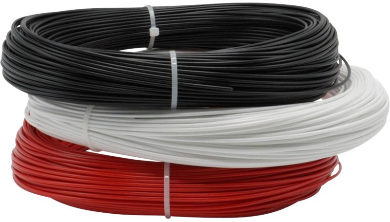 renkforce Filament ABS-Kunststoff 1.75 mm Schwarz, Weiß, Rot RF-4738582 600 g