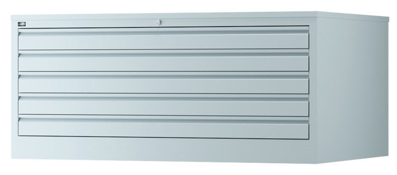 Bisley Schrank Grau 1400 (B) x 950 (T) x 625 (H) mm PZ0645